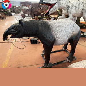 Modelli di Animali Animatronici Personalizzati a Grandezza Naturale per Parchi a Tema Tapir Malese Reale Cavalcabile in Vendita - Product Image 5