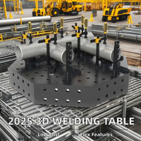 Station de soudage flexible 3D complète Haoxinran, table de soudage octogonale en acier Q355 avec surface nitridée, assemblage personnalisé