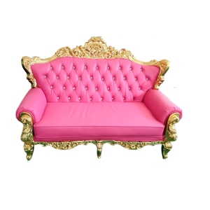 Sofá Seccional de <span class=keywords><strong>Dos</strong></span> <span class=keywords><strong>Plazas</strong></span> de Lujo para Sala de Estar, Convertible de Alta Calidad con Funciones Giratorias, Piel Sintética, Patas de Madera - Product Image 4