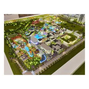 Modern Residential Villa Scale Model With Colorful LED Lighting Beautiful <strong>3D</strong> <strong>Design</strong> for Apartment Application - Product Image 3