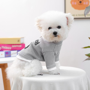 Nouveaux vêtements d'automne/hiver pour animaux de compagnie, pour petits chiens, chiots, chiens et chats heureux, sweat-shirt deux pièces chaud et confortable de New York - Product Image 2