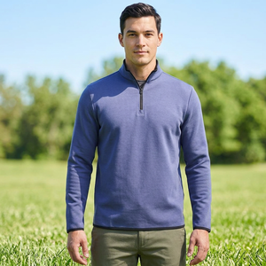 Sudadera de Forro Polar con Cierre de Cremallera para Hombre, Diseño de Dibujos Animados, Cuello Alto, Corte Regular, Informal, para Invierno, Bordada - Product Image 4