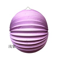 Nouvelle lanterne en papier en forme de pastèque pliée suspendue, décoration de fête personnalisable multicolore