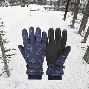 Guantes Impermeables para Esquí y Snowboard de Invierno, Pantalla Táctil, Correa de Muñeca Ajustable con Cierre de Velcro, Unisex - Product Image 2
