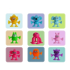Figuras <span class=keywords><strong>de</strong></span> Animales con Ventosas, Lindas y Realistas, <span class=keywords><strong>de</strong></span> Plástico Suave TPR, Muñecos <span class=keywords><strong>de</strong></span> Elefante, Conejo, Pulpo y Mono, Más Vendidos - Product Image 2