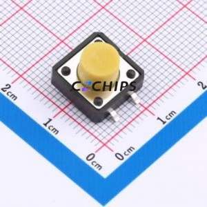 TP10923580 Tactile Switch SMD Switch Single Pole Single Throw Round Button 3.5N Vertical Mount - Product Image 1