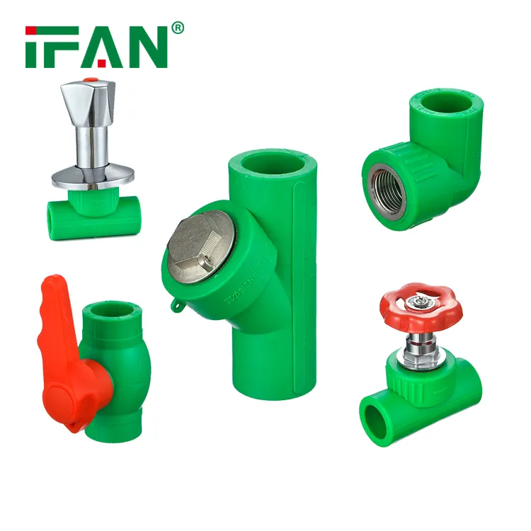 Ifan High Quality Ppr Pipe Fitting Plumbing Pn25 Y Type Filter Water Ppr Filter