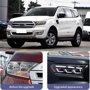 ชุดประกอบไฟหน้า LED สำหรับ <span class=keywords><strong>Ford</strong></span> <span class=keywords><strong>Everest</strong></span> 2016 2017 <span class=keywords><strong>2018</strong></span> 2019เวลากลางวันไฟหน้าโปรเจคเตอร์ไฟ DRL ไฟขับขี่12V - Product Image 4