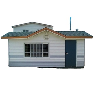 Log Cabin Mobile Home/Wooden House Storage Shed/Grade 9 Earthquake Steel Frame Prefab House Proof Granny Flat