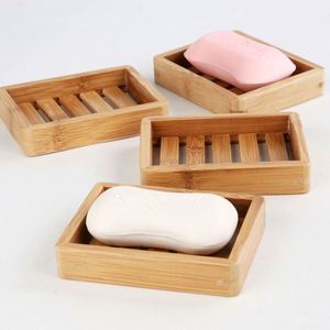 Wholesale Eco Friendly Bamboo Soap Dish Holder <b>Tray</b> for Kitchen - Product Image 3