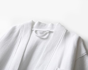 Wholesale Custom 100% Cotton Waffle <strong>Bathrobe</strong> Quick Dry Soft Skin Friendly With Custom Color &amp; Logo for Hotel Spa - Product Image 4