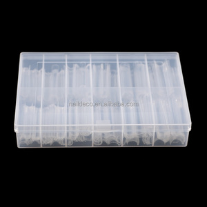 Puntas de Uñas Transparentes Sin Curva C para Uñas Acrílicas Profesionales, 3XL <span class=keywords><strong>Extra</strong></span> Largas, 12 Tamaños, Media Cobertura, Rectas, Cuadradas, Francesas - Product Image 6