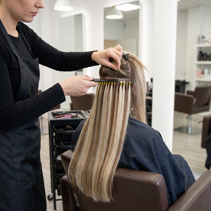 Extensiones de Cabello Humano Ruso Virgen Remy con Cutícula Alineada, Lisas, Pre-Blanqueadas, con Punta I-Tip, Calidad Profesional, 0.5g-1g - Product Image 2