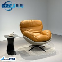 Fauteuil pivotant pour salon ou bureau, style vintage, fauteuil œuf d'aviation, style rétro, fauteuil inclinable pivotant