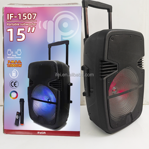 Enceinte portable de haute qualité IF-1507, enceinte de 15 pouces, grande enceinte TWS avec microphone sans fil, IFeiGift - Product Image 6