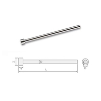 Molde SKD61 una empresa de China, molde de plástico especializado S136, soporte para pasador Eyector, aguja, molde de nitruración al vacío, varilla superior