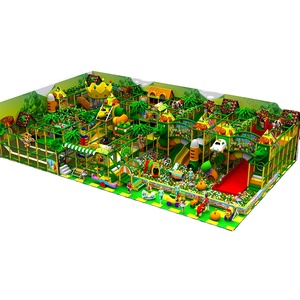 Guangzhou Intéressant Forest Style Tree House Équipement commercial Kids Soft Play Aire de jeux intérieure avec des jeux interactifs - Product Image 1
