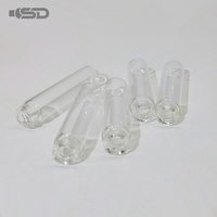 Botol sampel Kaca 1ml Logo kustom dengan kemasan parfum Eye Drop krim wajah pompa penyemprot dapat disegel