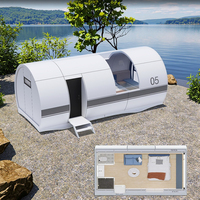 Hôtel-capsule, auberge de tourisme en plein air, capsule spatiale, maison mobile
