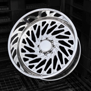 Jantes forgées polies chromées SHIN pour camion <span class=keywords><strong>Ram</strong></span> – Tailles variées (22x10, 22x12, 24x14, 26x12, 28x12, 28x14, 28x16, 8x200, 30x14, 8x170, 10x225, 8x6.5) - Product Image 1