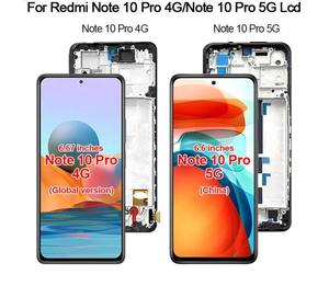 Pantalla completa para Xiaomi <span class=keywords><strong>Redmi</strong></span> Note <span class=keywords><strong>10</strong></span> Pro Pantalla LCD Montaje de pantalla táctil M2101K6G - Product Image 3