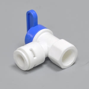 Válvula de bola para tanque de presión de purificador de agua, rosca interna de 2 puntos, conexión rápida de 3 puntos para uso doméstico, comercial y en la cocina. - Product Image 1