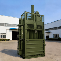 Presse à balles hydraulique verticale haute densité 80 tonnes pour déchets plastiques, cartons et boîtes en carton, pour usine de recyclage