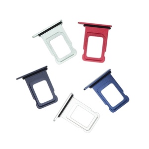 HODAXIN Plateau pour carte SIM simple et double pour Apple Compatible avec <span class=keywords><strong>iP</strong></span> X 11 12 13 14 15 Modifié Dual Card Slot Mobile Phone Accessory - Product Image 1