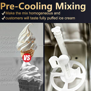 720PCS/H Soft <b>Ice</b> Cream <b>Slush</b> Smoothie <b>Machine</b> With Air Pump Maquina De Helado Suave Miken <b>Ice</b> Cream Maker in the Refrigerator - Product Image 6