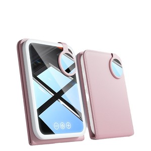 Foldable Desktop Mirror With Led Light Portable Makeup Mirror For Student Dormitories - Product Image 1