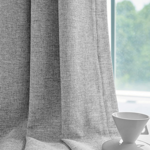 <span class=keywords><strong>Tende</strong></span> Oscuranti Complete ZSTARR per Soggiorno, <span class=keywords><strong>Finestra</strong></span> di Casa, Design di Lusso, Aspetto Lino, Tessuto Naturale, Stile Senza Sforzo - Product Image 4