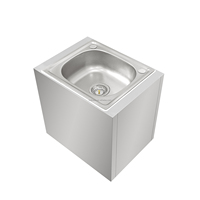 Machine à glace dure et gelato professionnelle ETL ICM-28SY sur pied avec refroidissement par eau, pulvérisateur, évier et congélateur discontinu en acier inoxydable