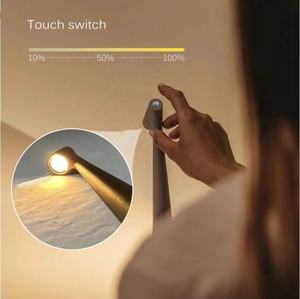 Беспроводная настольная лампа-светильник с сенсорным управлением, 3 режимами цвета, перезаряжаемая, для бара - Product Image 4