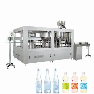 Bottle automatic pure water cleaning filling machine/capping packing equipment