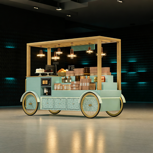 Boulangerie Composite magasin de détail longue bande droite style stratifié ligne droite type présentoir - Product Image 4