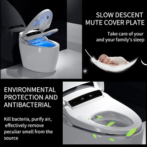 Vendas Diretas da Fábrica Louças Sanitárias Automáticas Wc Electric Bidé WC Bowl Floor Mounted Banheiro Inteligente Inteligente WC - Product Image 4