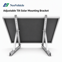Support de montage solaire en aluminium Neovehicle 6005-T5, finition anodisée, anti-corrosion, installation facile, fabriqué dans le Jiangsu