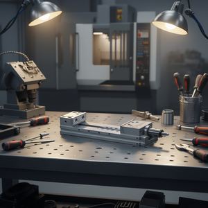 Ttake Hydraulic Modular <b>Vice</b> With Power Unit For Precision <b>Clamping</b> Applications - Product Image 3