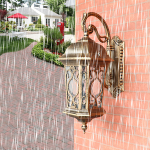 Applique murale solaire d'extérieur pour jardin LED en aluminium moulé sous pression étanche avec verre trempé marron - Product Image 2