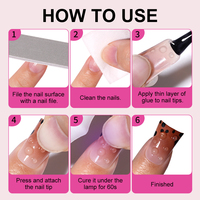 Nouveau fournisseur d'ongles, 10 pièces, ongles en forme de pattes de canard, 3D, luxe, doigts artificiels, design français, acrylique, ongles à presser en forme de bec de canard