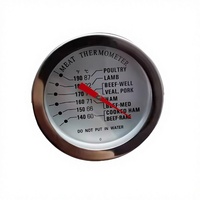 Termometer Dial Tahan Air Baja Tahan Karat ShenWei, Pembacaan Instan, Aman untuk Oven, Dapur, BBQ, Memasak, Tidak Memerlukan Listrik