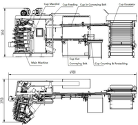 Imprimante offset à sec LC LC-C7 7 couleurs, directement de l'usine, vitesse de 300 pièces/min, fonctionnement automatique pour l'impression sur gobelets