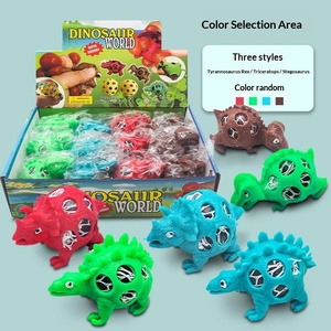 Cross-border Hot-selling Creative Stress-relieving Soft Silicone Dinosaur <b>Squishy</b> Toy for Youth (7-14 Years) Wholesale - Product Image 2