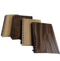 Eco Friendly Bamboo Wood Notebook with Customized Logo