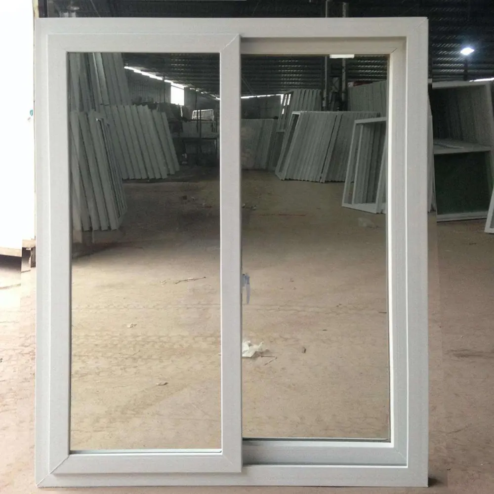 China plastic/upvc window frame sliding windows pvc window