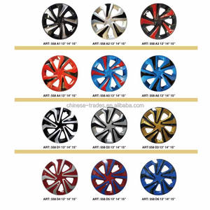 Vente en gros d'enjoliveurs de centre de roue de voiture argentés anti-usure de 16 ", enjoliveurs de roue automatiques bicolores en PP/ ABS <span class=keywords><strong>14</strong></span> <span class=keywords><strong>pouces</strong></span>, ensemble de <span class=keywords><strong>4</strong></span> pièces - Product Image 6