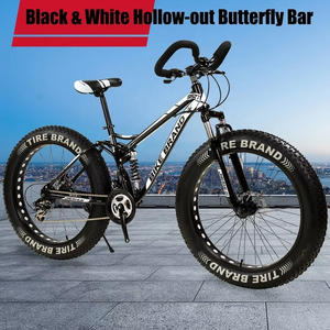 Mountain Bike 26 Pollici Fat Bike Full Suspension MTB Bici da Downhill Bicicletta Uomo 21 Velocità Freno a Disco Doppio Bici Gravel Vendita all'Ingrosso - Product Image 4
