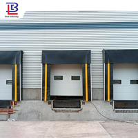 Haute qualité Pvc rideau conteneur abri rabat rétractable camion porte auvent logistique chargement baie quai joint amarrage abri