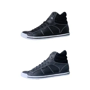 Lente Hardloop Gebreide Mesh Hoge Top Witte Sport Custom Sneaker Fabrikanten Mannen Casual Fitness Stijl Schoenen