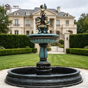 <span class=keywords><strong>Fontaine</strong></span> d'eau extérieure <span class=keywords><strong>en</strong></span> bronze à vendre, <span class=keywords><strong>fontaine</strong></span> de jardin antique patinée <span class=keywords><strong>pour</strong></span> villa, château, propriété - Product Image 1